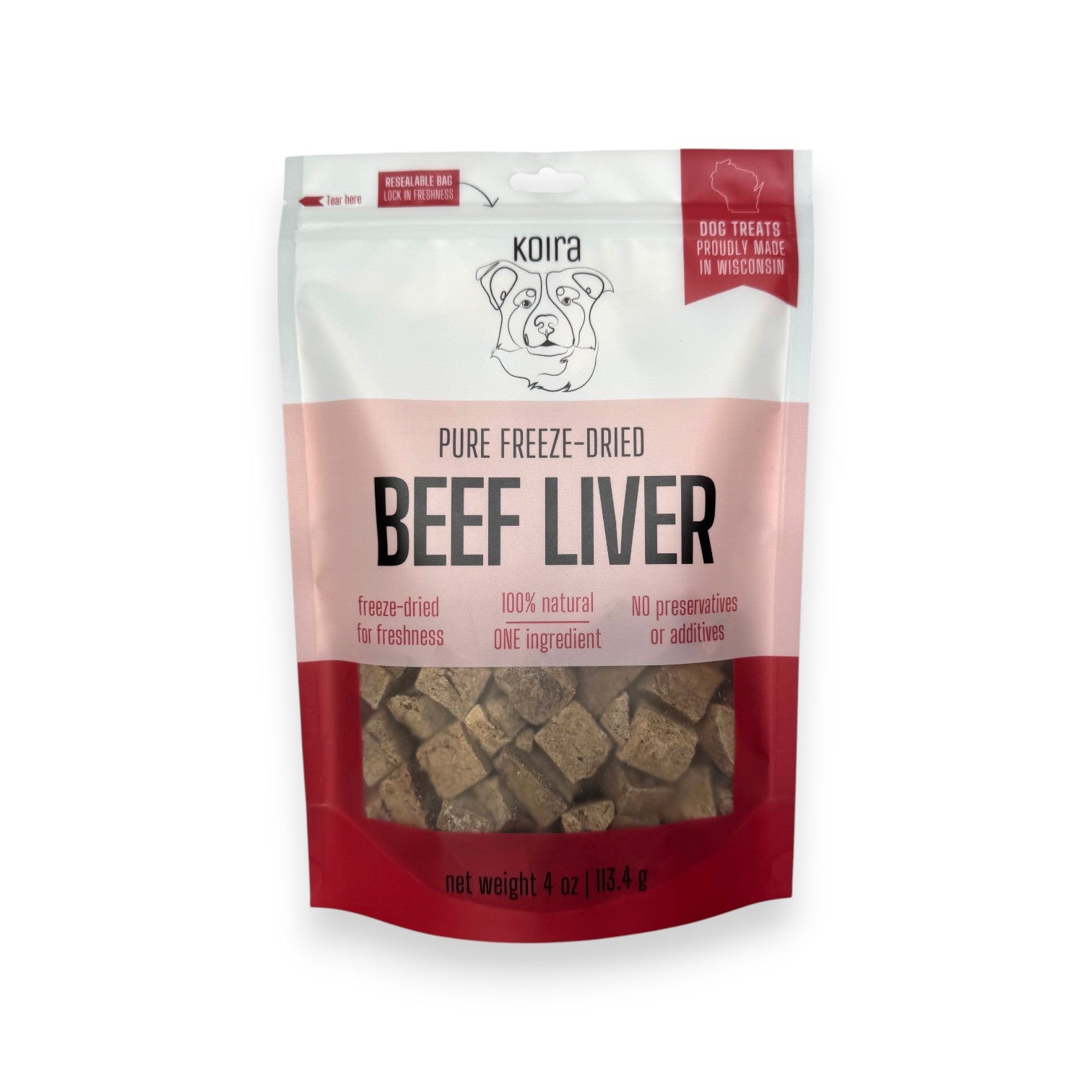 Freeze-Dried Beef Liver Dog Treats – Koira