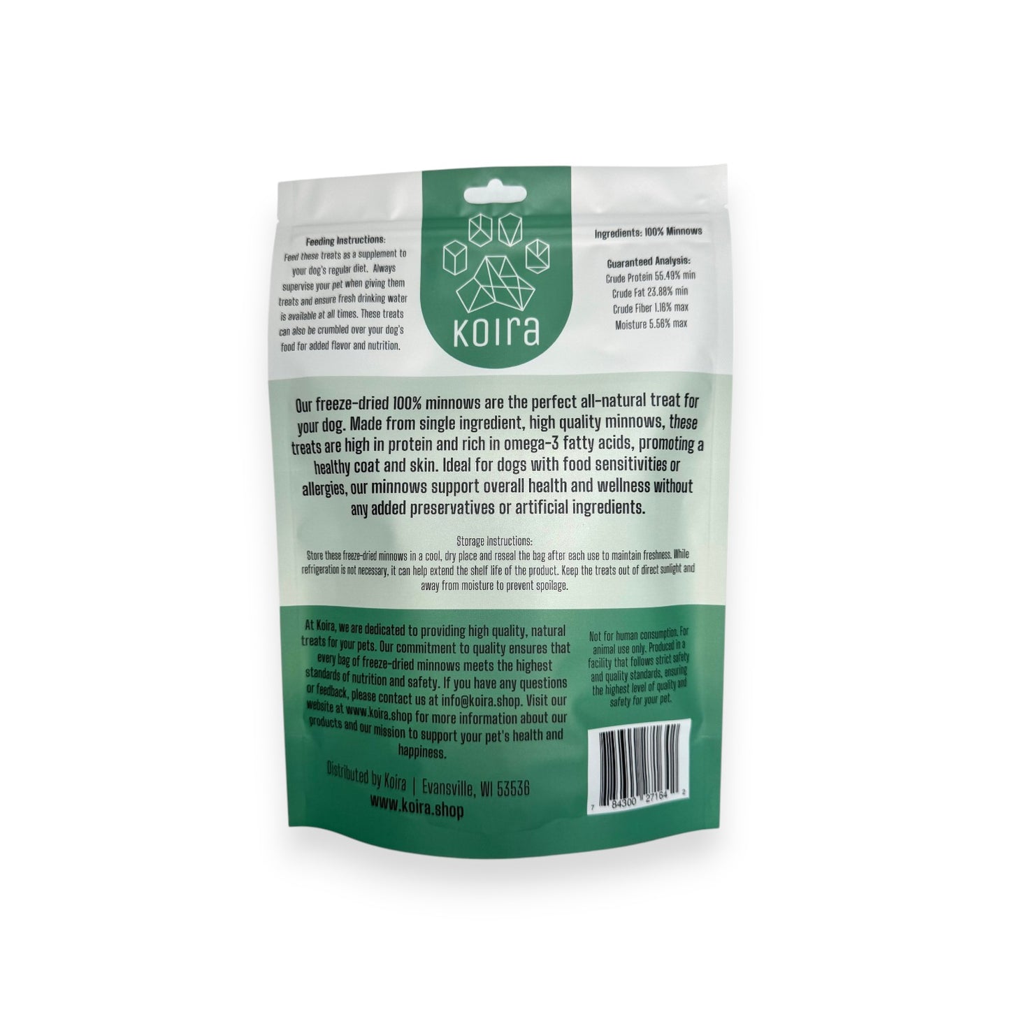 Freeze-Dried Minnows Protein-Packed Dog Treats