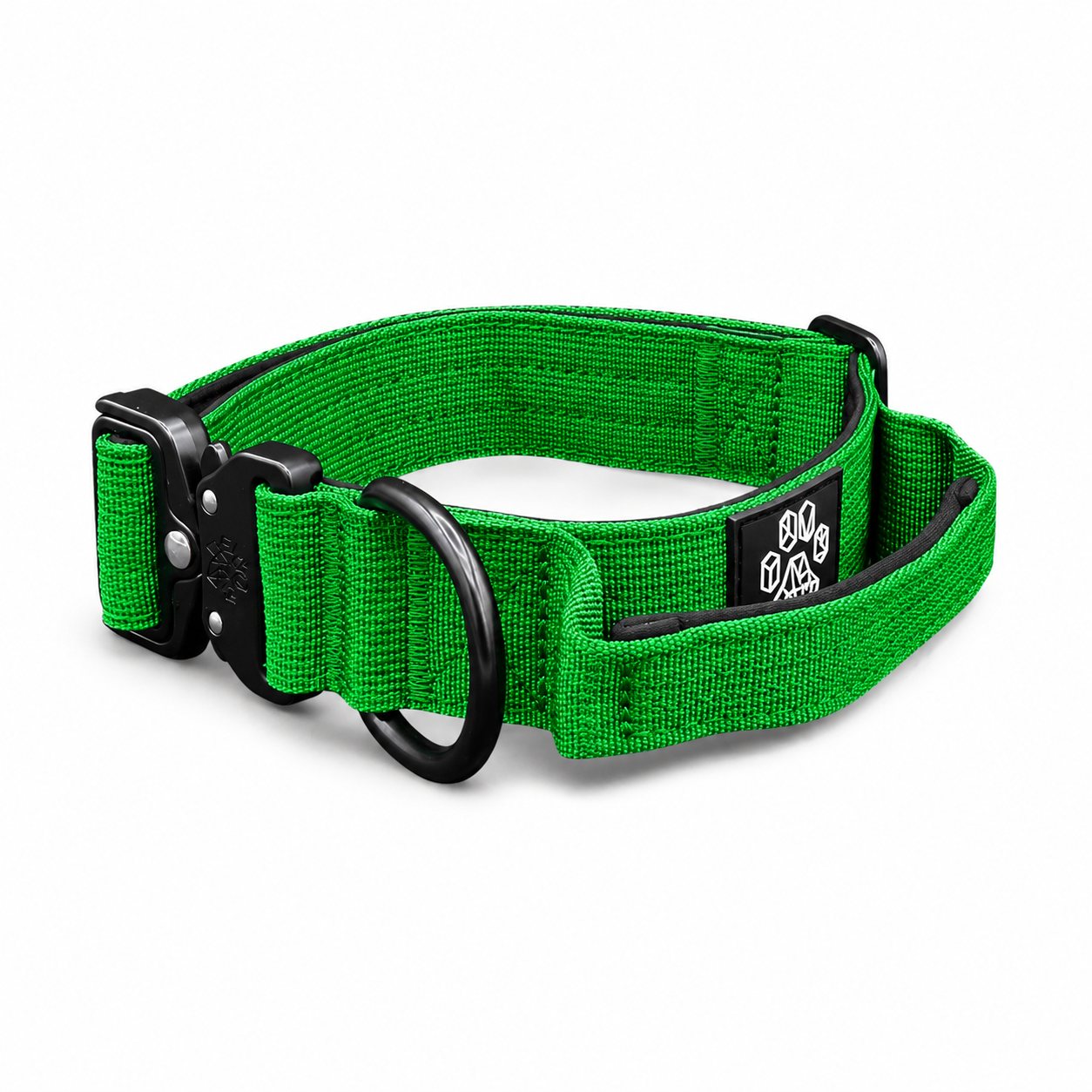 Green Tactical Style Dog Collar