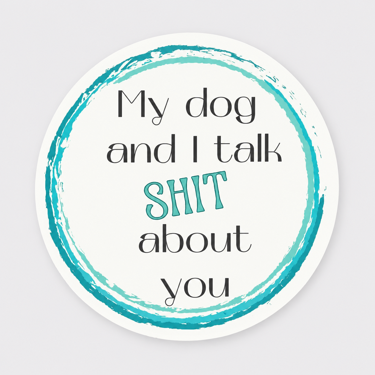Dog Dad Vinyl Sticker