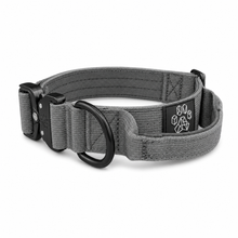Gray Tactical Style Dog Collar