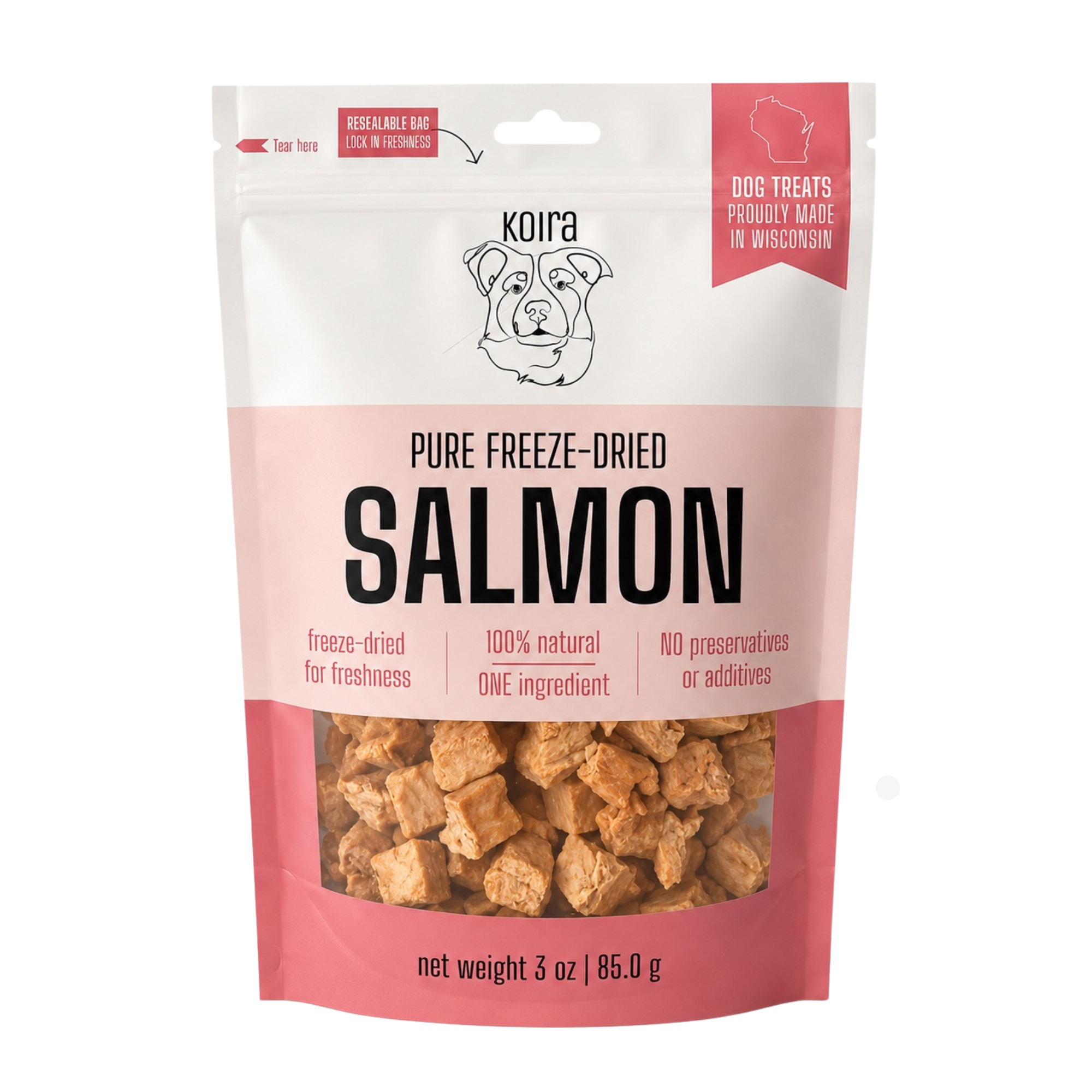 Freeze-dried Salmon Dog Treats