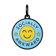Socially Awkward Pet ID Tag Dog Tag