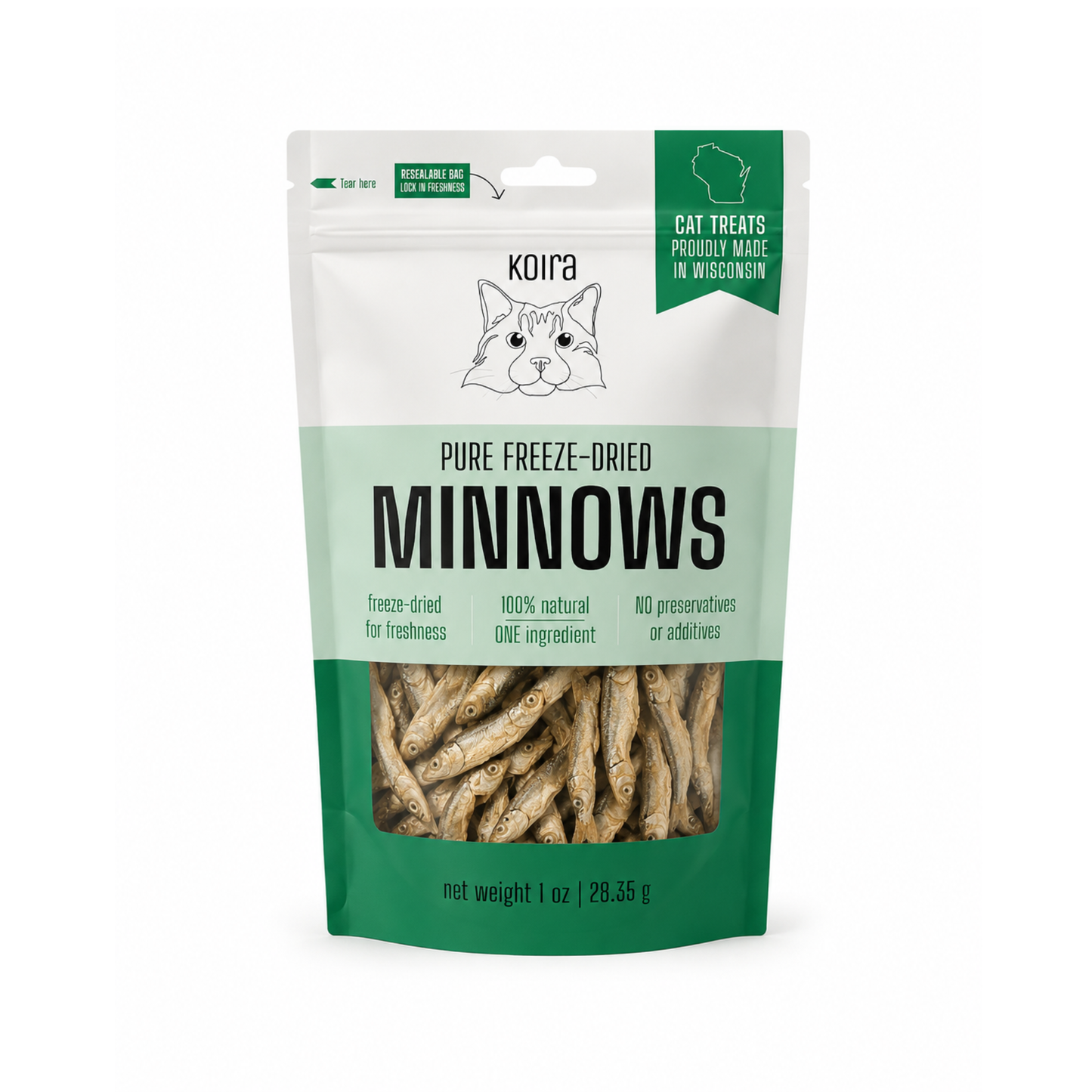 Freeze-Dried Minnows Protein-Packed Cat Treats