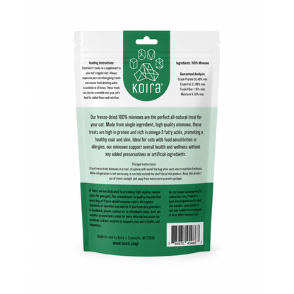 Freeze-Dried Minnows Protein-Packed Cat Treats