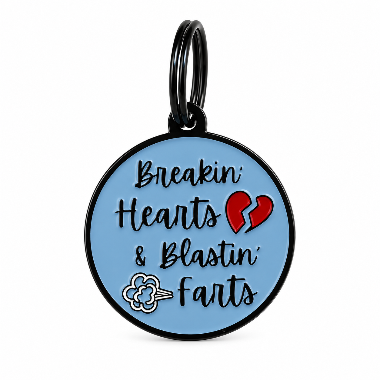 Breakin’ Hearts & Blastin’ Farts Pet ID Tag Dog Tag