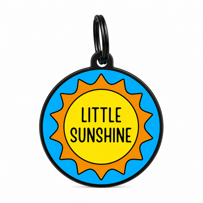 ☀️ Little Sunshine Dog ID Tag