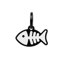 Fish Bone Cat ID Tag
