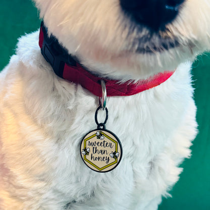 Here for the Snacks Pet ID Tag Dog Tag