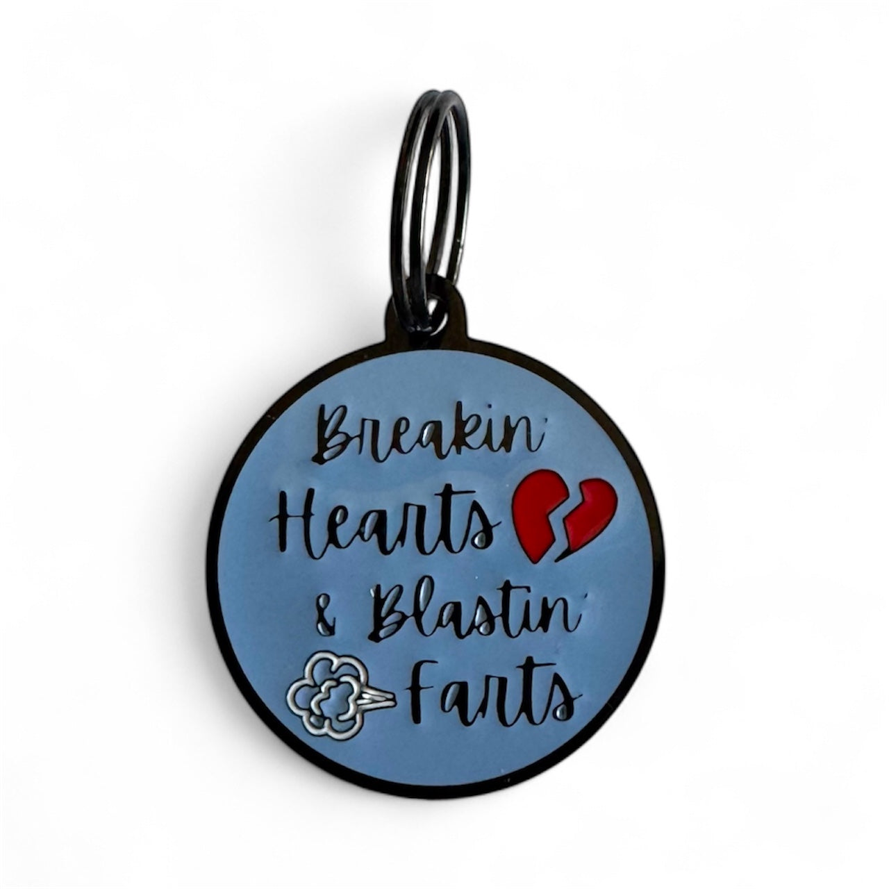 Breakin’ Hearts & Blastin’ Farts Pet ID Tag Dog Tag